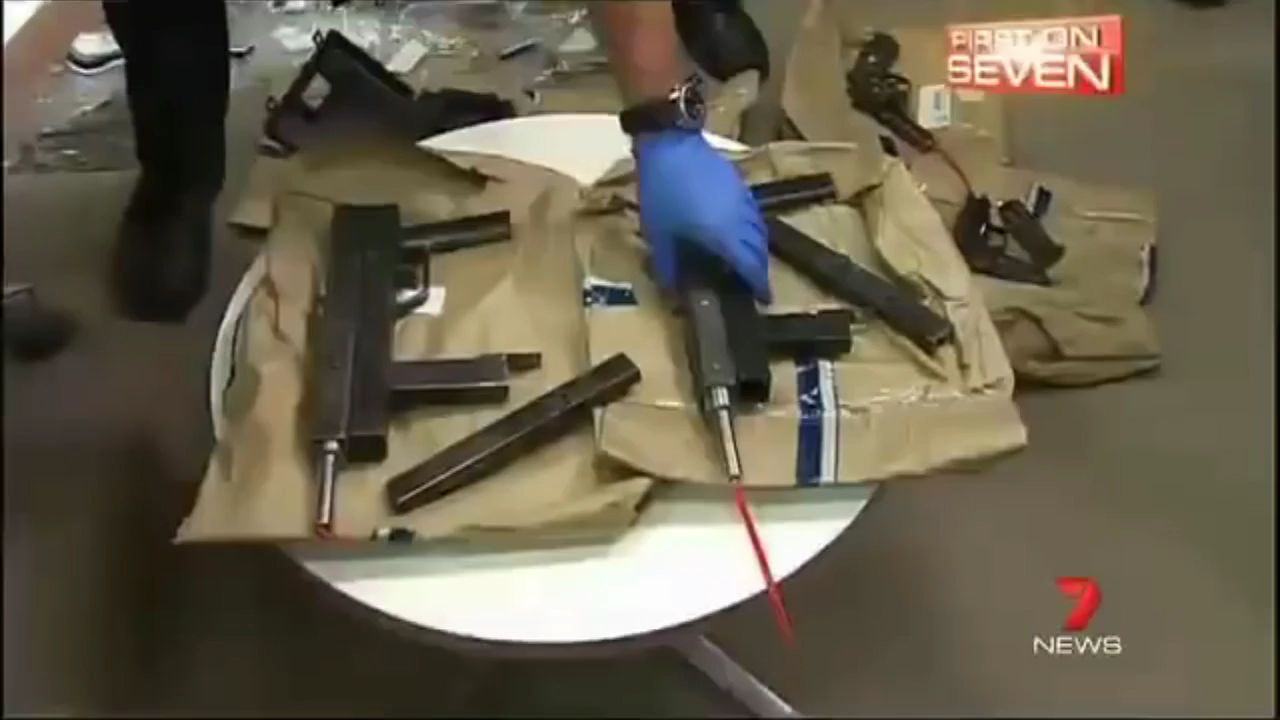 澳大利亚缴获土制冲锋枪射速极高